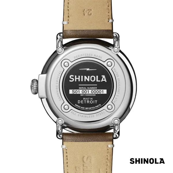Shinola® Runwell Watch - Cream/Brown... from ASI 84592 St Regis Group