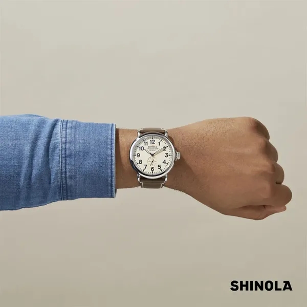 Shinola® Runwell Watch - Cream/Brown... from ASI 84592 St Regis Group