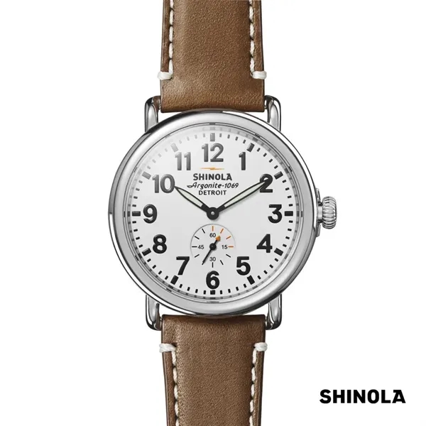 Shinola® Runwell Watch - White/Tan... from ASI 84592 St Regis Group
