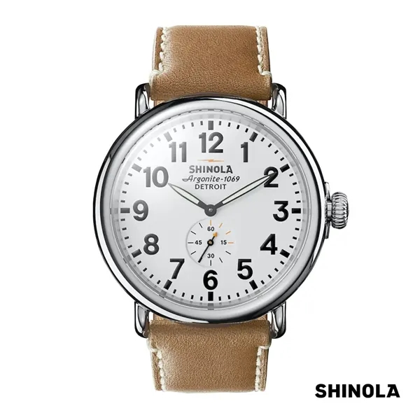 Shinola® Runwell Watch - White/Tan... from ASI 84592 St Regis Group
