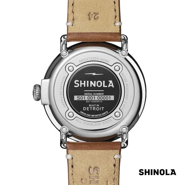 Shinola® Runwell Watch - White/Tan... from ASI 84592 St Regis Group