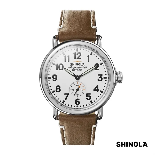 Shinola® Runwell Watch - White/Tan... from ASI 84592 St Regis Group