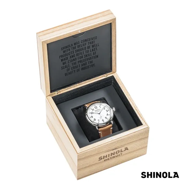 Shinola® Runwell Watch - White/Tan... from ASI 84592 St Regis Group