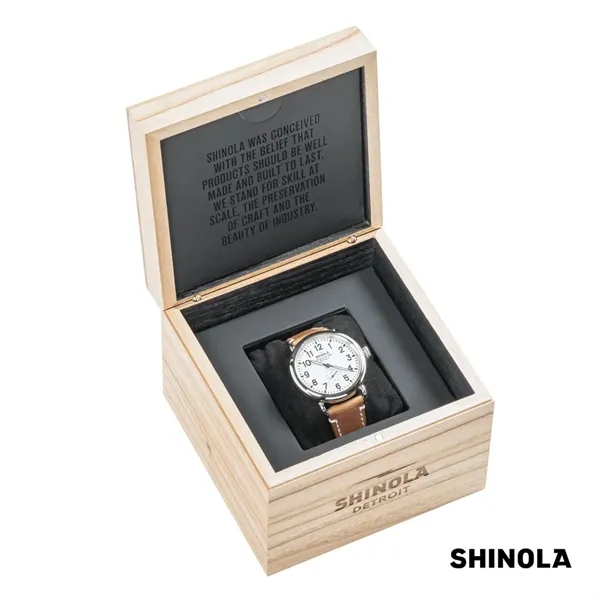 Shinola® Runwell Watch - White/Tan... from ASI 84592 St Regis Group