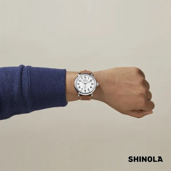 Shinola® Runwell Watch - White/Tan... from ASI 84592 St Regis Group