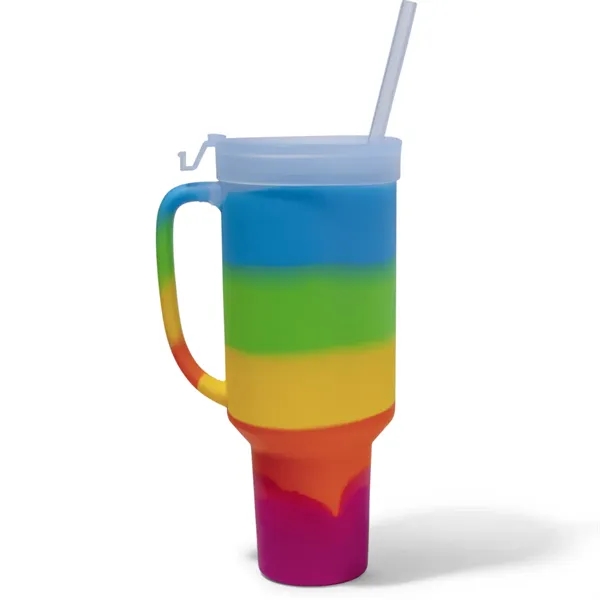The WTFumbler from Silipint: A 64 oz silicone straw tumbler NOW... from ASI 87306 Silipint, Inc.