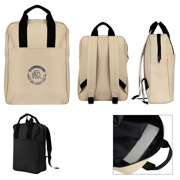 5" x 15.75" x 11.5" backpack with shoulder straps, web carry... from ASI 61125 Hit Promotional Products / Hit®