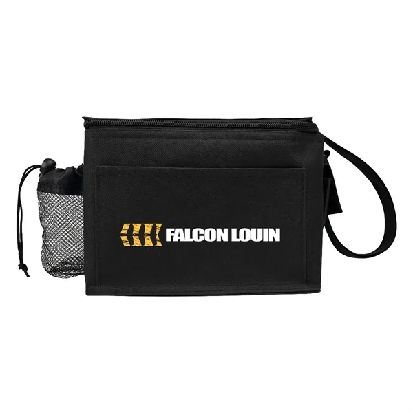 6 can capacity cooler bag with adjustable shoulder strap and PEVA... from ASI 61125 Hit Promotional Products / Hit®