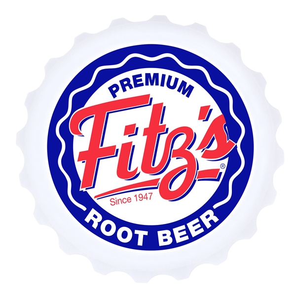 Plastic bottle cap shaped bottle opener for both twist off and... from ASI 34040 Alexander Mfg Co