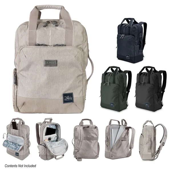 Backpack with laptop compartment and padded carry handles.... from ASI 61125 Hit Promotional Products / Hit®