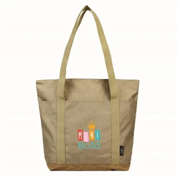 Cork and rPET tote bag with zipper.... from ASI 90807 Tekweld