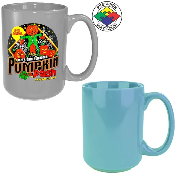 15oz Gloss Colored El Grande Mug with c-shaped handle.... from ASI 80093 Pyrographics / Pyrographics Line