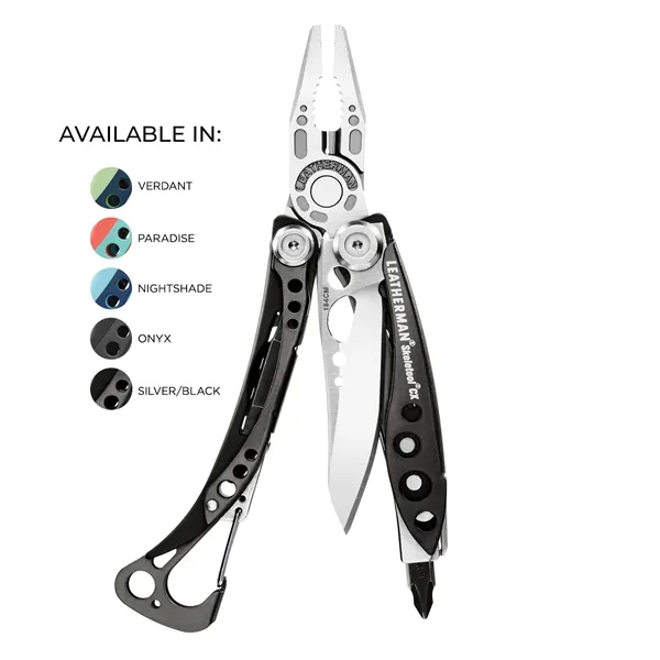 Lightweight multi-tool with tungsten DLC coating, pliers, wire cutters, blade, carabiner... from ASI 46170 Compass Industries Inc