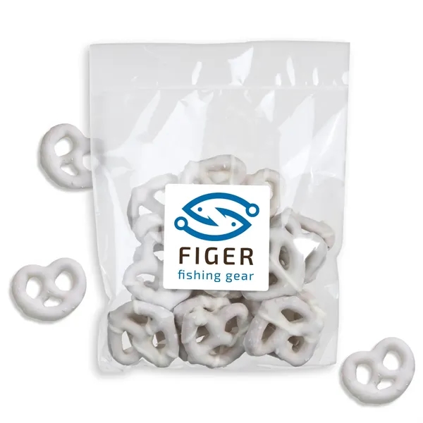 Savor our Yogurt Pretzels-buttery twists in delicious yogurt coating! Personalize a... from ASI 62088 IDProductsource