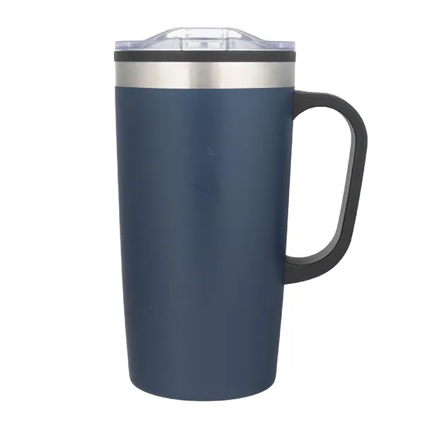 20 oz. Travel Stainless Coffee Mug Tumbler w/Lid Handle... from ASI 39820 Opusline (Benmex) / Opus Line