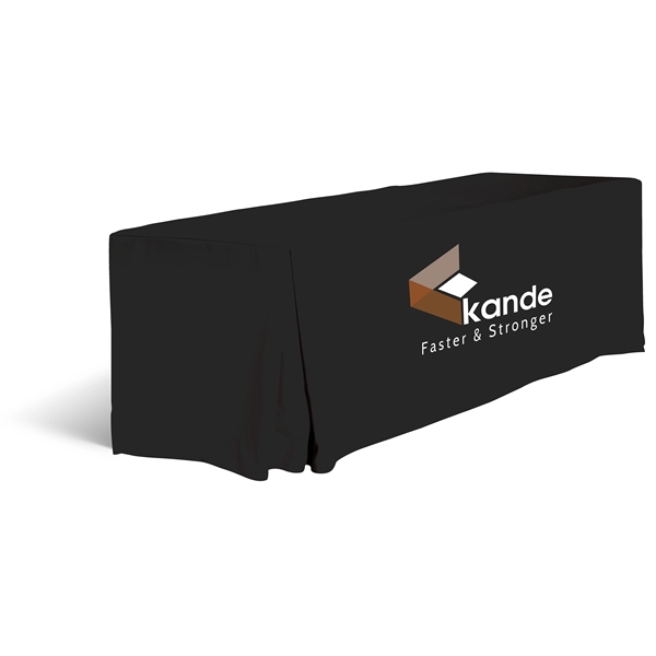 Pleated Table Cover-Economy Fabric, full color, 6oz 300 Denier Polyester, free... from ASI 49891 Discount Marketing Products / DMP