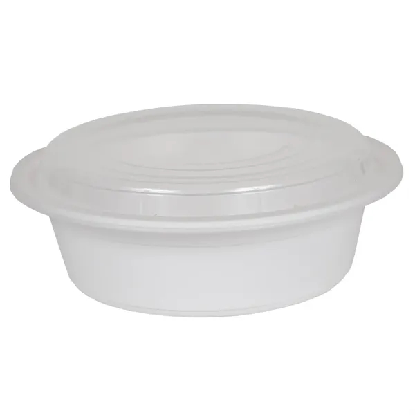 The Round Plastic Food Container is eco-friendly, leak-resistant & microwave/dishwasher/freezer safe,... from ASI 75731 PWS