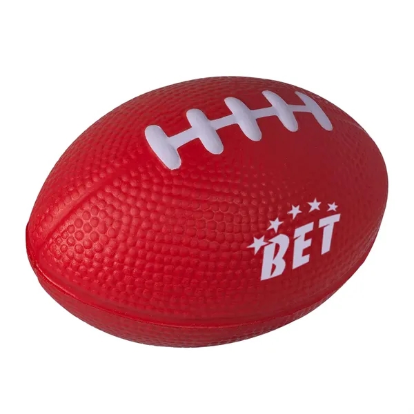 3" football shaped stress reliever.... from ASI 63549 Jornik Manufacturing Corp / Jornik