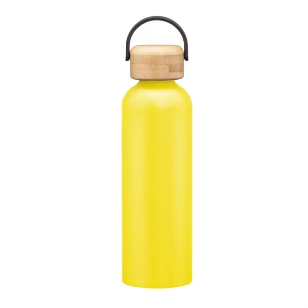 Greenstone Bottle w/Bamboo Twist Lid - 24oz... from ASI 84592 St Regis Group
