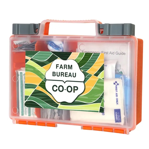 First aid kit. Tough plastic case that holds 118 essential items... from ASI 46170 Compass Industries Inc
