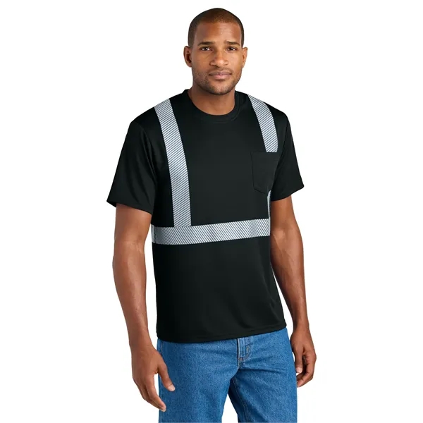CornerStone Enhanced Visibility Segmented Tape Tee... from ASI 84863 SanMar