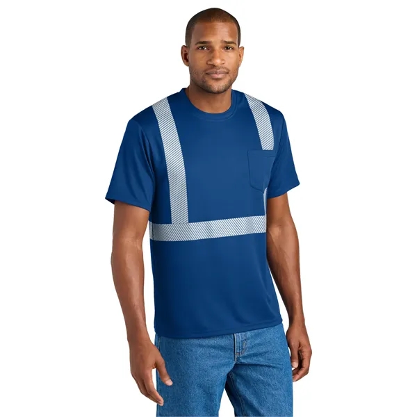 CornerStone Enhanced Visibility Segmented Tape Tee... from ASI 84863 SanMar