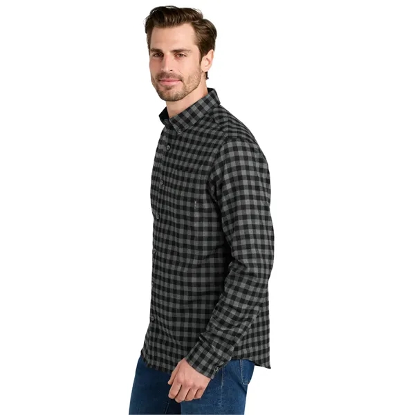 Eddie Bauer Long Sleeve Favorite Flannel Plaid Shirt... from ASI 84863 SanMar