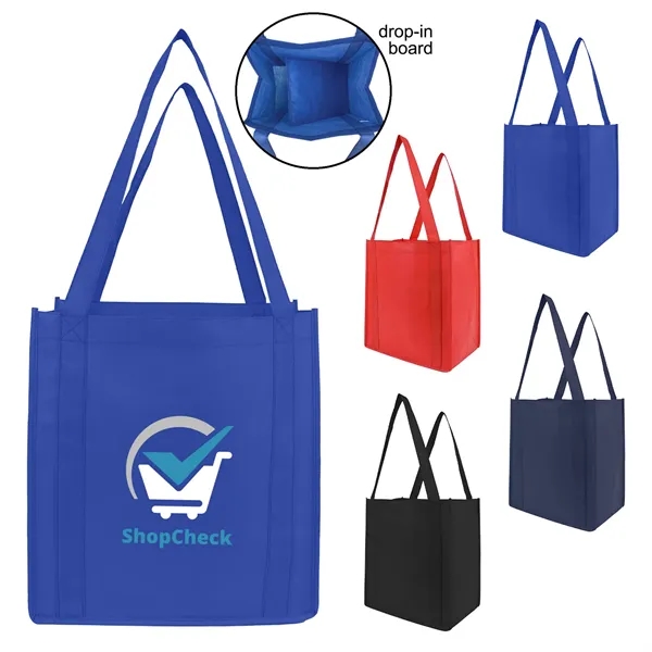 12" x 13" x 8" non-woven polypropylene reusable handled shopping tote... from ASI 37980 Bagworld