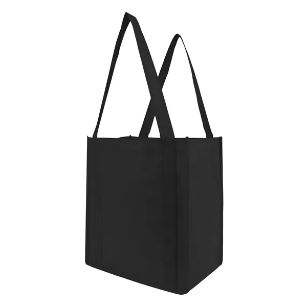 12" x 13" x 8" non-woven polypropylene reusable handled shopping tote... from ASI 37980 Bagworld