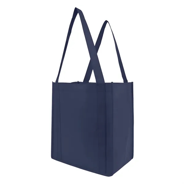 12" x 13" x 8" non-woven polypropylene reusable handled shopping tote... from ASI 37980 Bagworld