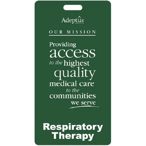 Badges help provide security, safety, and reduces patient anxiety.... from ASI 42393 Budgetcard Inc