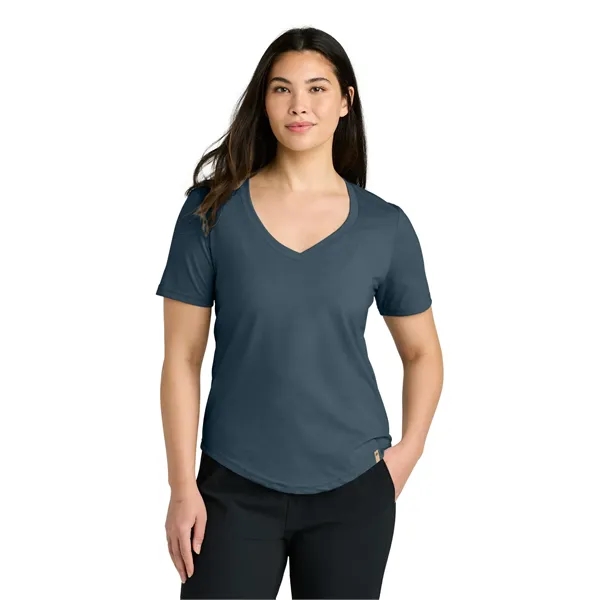 tentree Women's TreeBlend V-Neck T-Shirt... from ASI 84863 SanMar