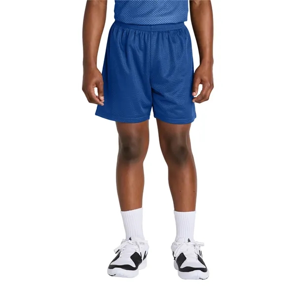 Sport-Tek Youth PosiCharge Mesh 5" Short... from ASI 84863 SanMar