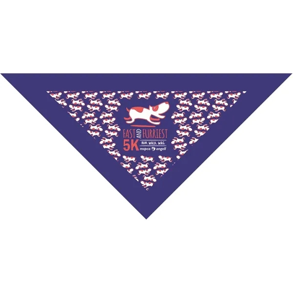 14" x 14" x 19" triangular shaped bandanna made of 100%... from ASI 44020 Bandanna Promotions By CARO-LINE / Swag-Wag Pets