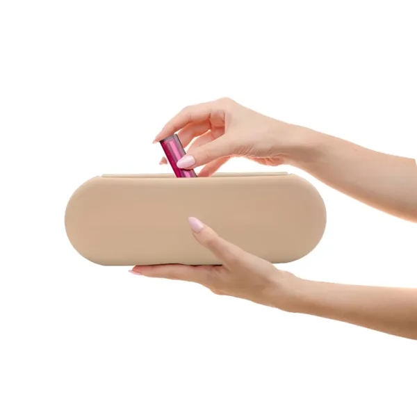 Portable silicone travel pouch bag plus 1c1p silkscreen imprint plus standard... from ASI 37218 Athena Promo (tm)