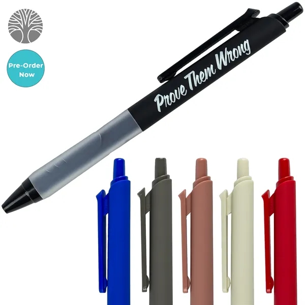 Pen with a silicone grip, rubberized barrel, and non-slip surface.... from ASI 57653 Gold Bond