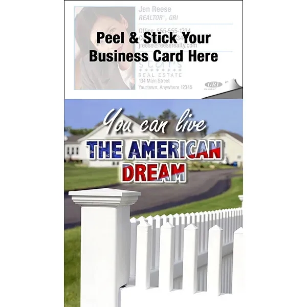 12-Month Calendar Magnet Pad - Tear-Off with Blank White Envelopes... from ASI 46719 Corner Lot Marketing Inc / CLMPromotions