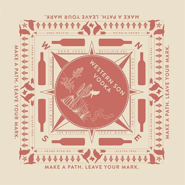 22" x 22" rotary-printed bandana made of 100% cotton.... from ASI 44020 Bandanna Promotions By CARO-LINE / Bandanna Promotions