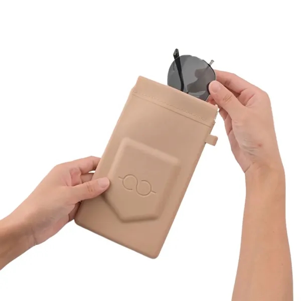 Soft silicone multipurpose pouch plus 1c1p silkscreen imprint plus standard shipping... from ASI 37218 Athena Promo (tm)