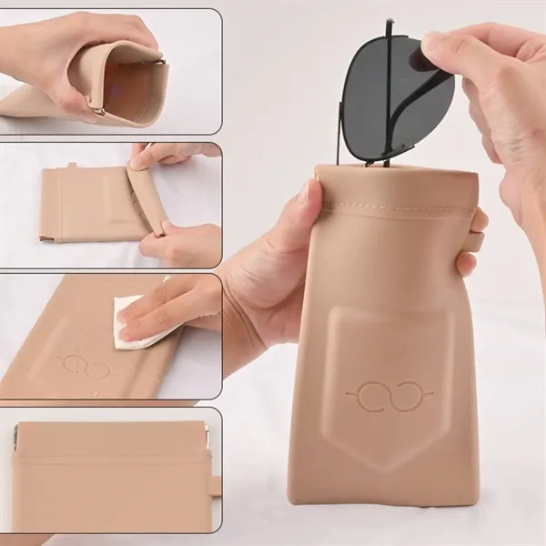 Soft silicone multipurpose pouch plus 1c1p silkscreen imprint plus standard shipping... from ASI 37218 Athena Promo (tm)