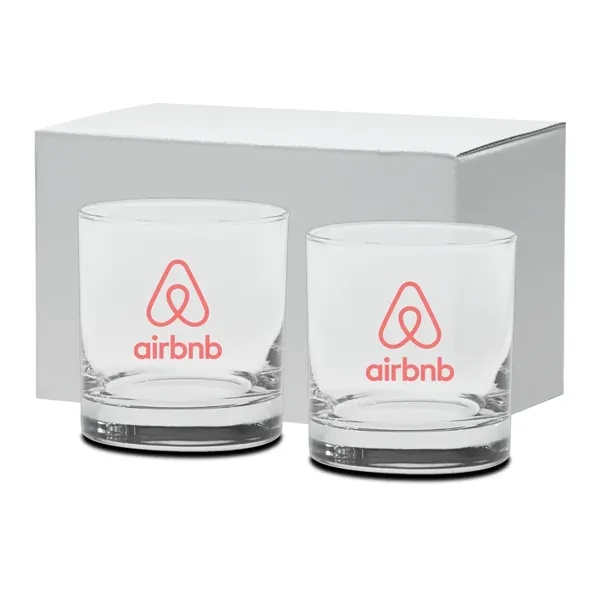 11 oz. Executive old fashion glasses. Set of two packed in... from ASI 71920 Moderne Glass Company Inc