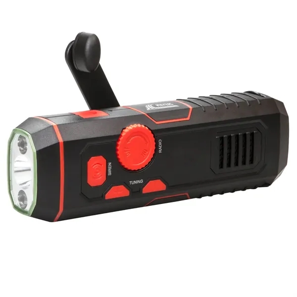 Water-resistant Crank Flashlight radio. it's built to withstand the toughest storms,... from ASI 46170 Compass Industries Inc