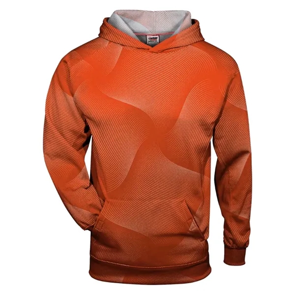 Badger Youth Warp Hooded Long Sleeve T-Shirt... from ASI 84358 S&S Activewear