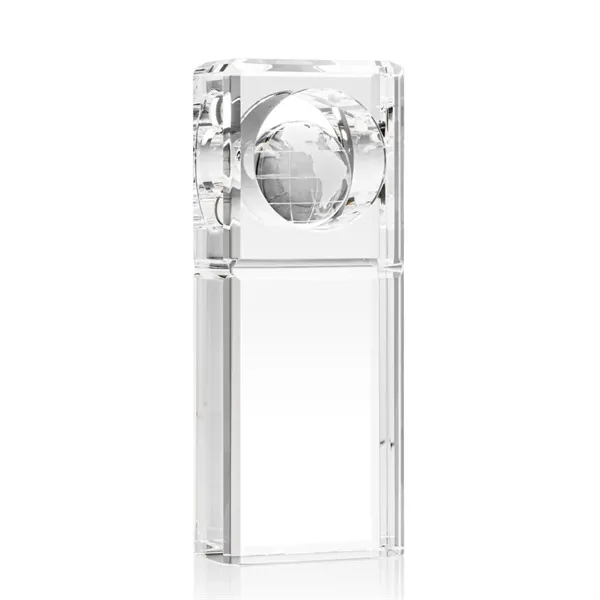 Optical crystal award with hole cut out of the top that... from ASI 84592 St Regis Group / St Regis