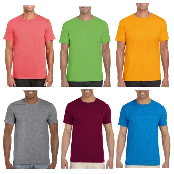 Cotton preshrunk softstyle t-shirt plus 1 color silkscreen imprint on 1... from ASI 37218 Athena Promo (tm)