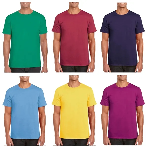 Cotton preshrunk softstyle t-shirt plus 1 color silkscreen imprint on 1... from ASI 37218 Athena Promo (tm)