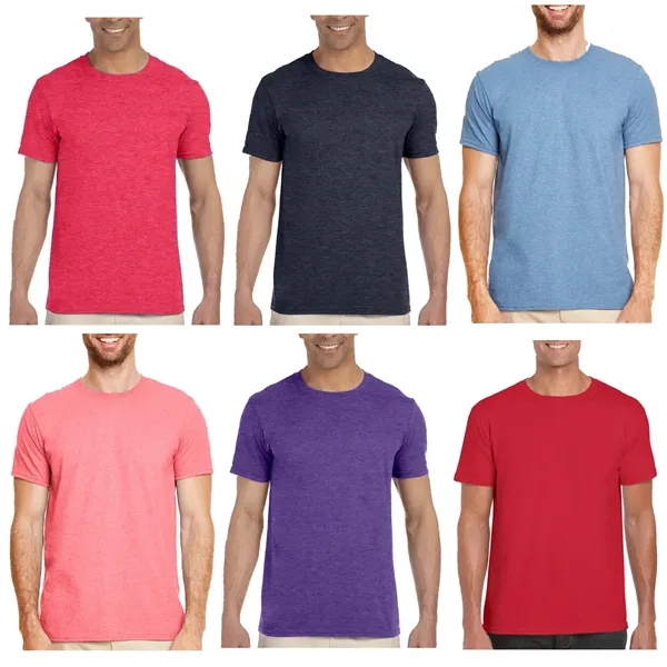 Cotton preshrunk softstyle t-shirt plus 1 color silkscreen imprint on 1... from ASI 37218 Athena Promo (tm)