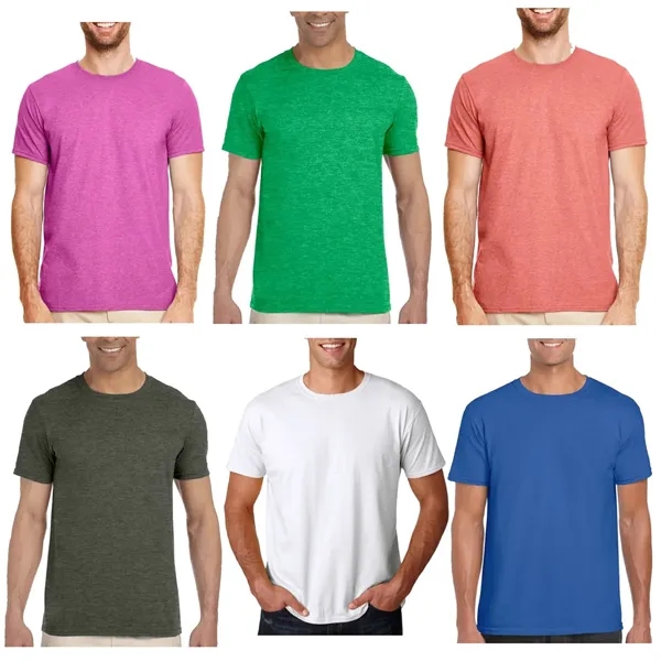 Cotton preshrunk softstyle t-shirt plus 1 color silkscreen imprint on 1... from ASI 37218 Athena Promo (tm)