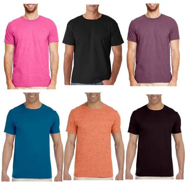 Cotton preshrunk softstyle t-shirt plus 1 color silkscreen imprint on 1... from ASI 37218 Athena Promo (tm)