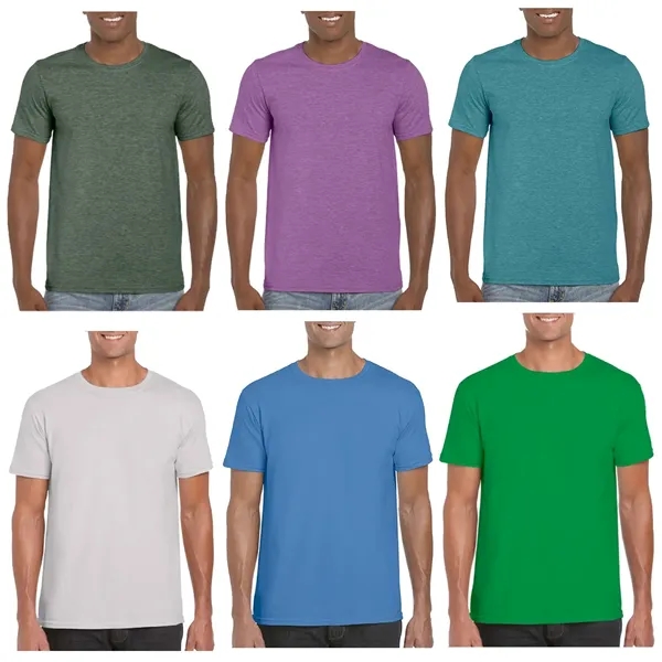 Cotton preshrunk softstyle t-shirt plus 1 color silkscreen imprint on 1... from ASI 37218 Athena Promo (tm)